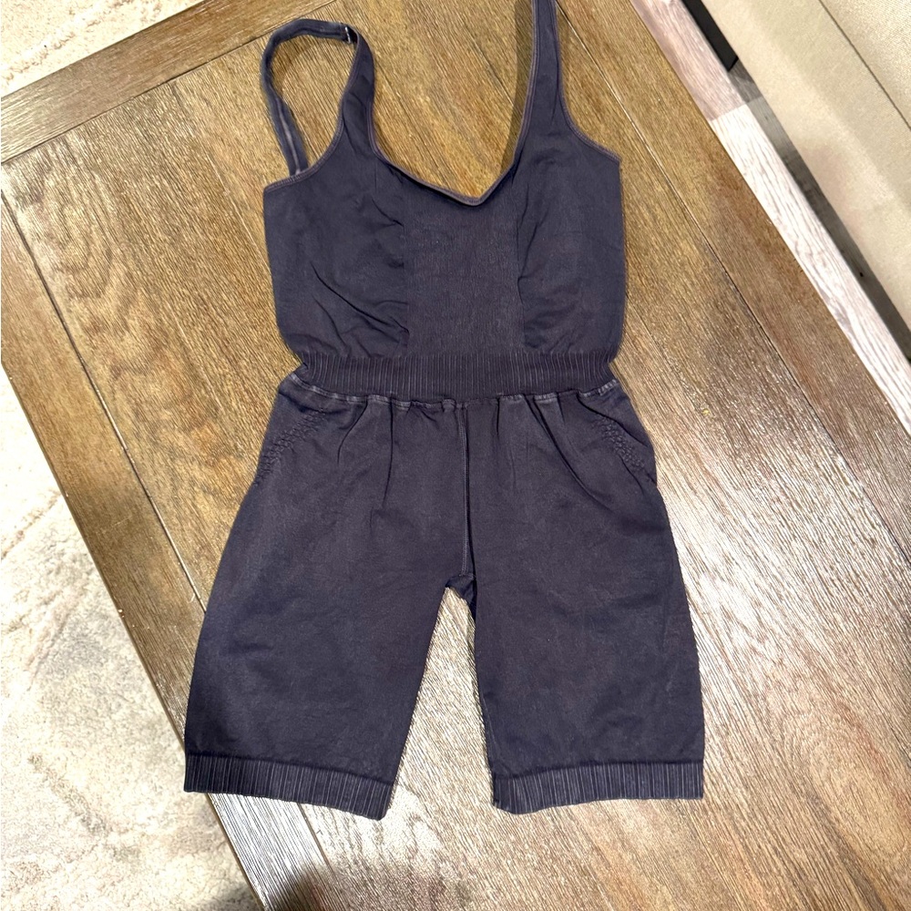 Free people good karma runsie one piece romper jumpsuit